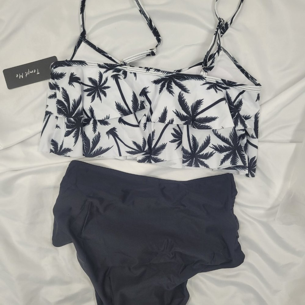 Tempt Me Palms Swimwear Palm Tree Swimsuit - Picture 3 of 4